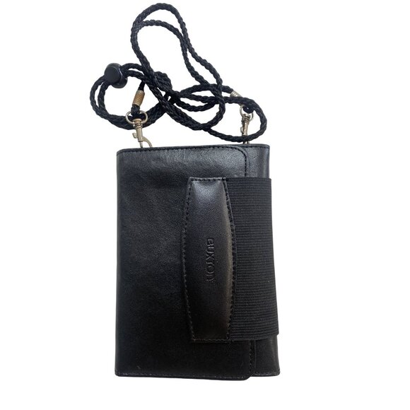 Buxton Genuine Leather Organizer Wallet With Pen - Picture 1 of 8